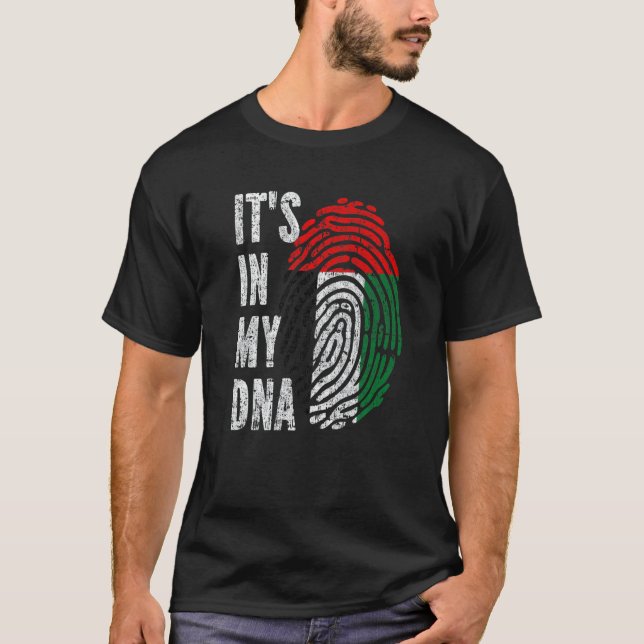It's In My Dna United Arab Emirates Flag Uae Emira T-Shirt (Front)