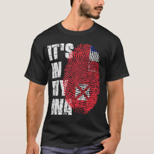 IT'S IN MY DNA Wallis and Futuna Flag Boy Girl T-Shirt