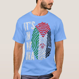 ITS IN MY DNA Western Sahara Flag Sahrawi Raglan B T-Shirt
