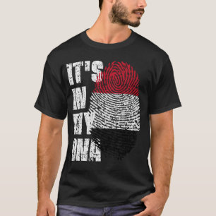 IT'S IN MY DNA Yemen Flag Boy Girl Gift T-Shirt