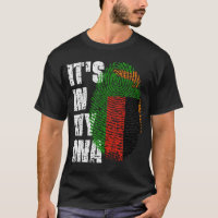 IT'S IN MY DNA Zambia Flag Boy Girl Gift