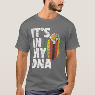IT's IN MY DNA Zimbabwe Flag Official Pride Gift C T-Shirt