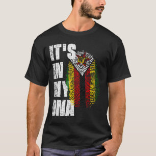 IT'S IN MY DNA Zimbabwe Flag T-Shirt