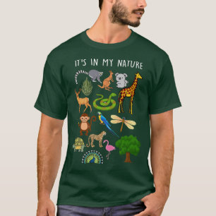 Its In My NatureZoo Animals Animal Lover Cute Zook T-Shirt