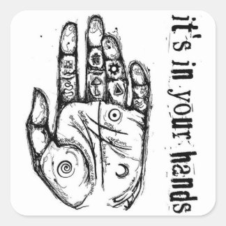 It's in your hands sticker