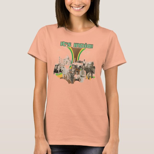 It's India Burnout T-Shirt (Front)