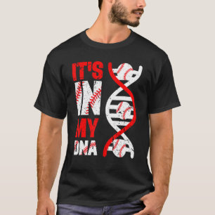 It's Ins My DNA Baseball Sport Player Baseball lov T-Shirt