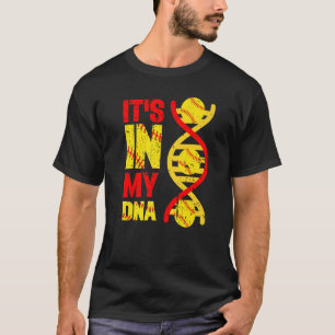 It's Ins My DNA Softball Sport Players Fans Team T-Shirt