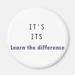 It's Its Grammar Magnet