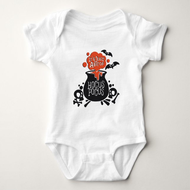 It's Just A Bit Of Hocus Pocus Baby Bodysuit (Front)