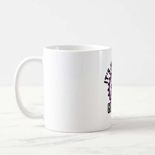 It's Just A Hill Get Over It Coffee Mug (Left)