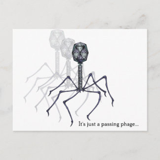 It's just a passing phage... postcard
