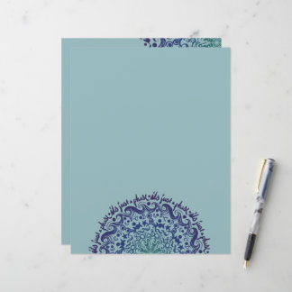 It's just a phase moon phases moonchild custom letterhead