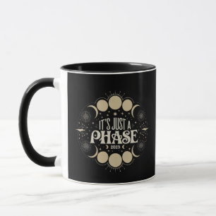 It's Just a Phase Solar Eclipse 2025 Lunar Moon  Mug