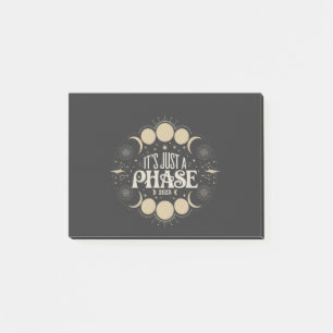 It's Just a Phase Solar Eclipse 2025 Lunar Moon Post-it Notes