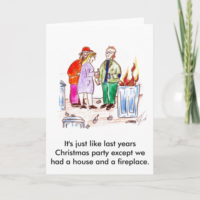 It's just like last years party. holiday card (Front)