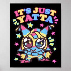 Its Just Yatta Toons Dandys World Girls Birthday C Poster