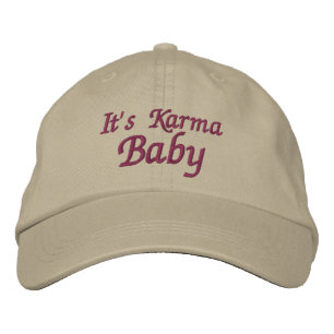 It's Karma Baby Cute Embroidered Hat