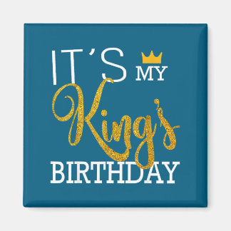 It's King's Birthday Couples Matching Artwork Magnet