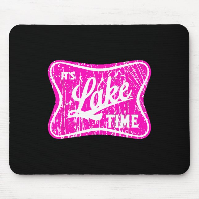 It's Lake Time  Mouse Mat (Front)