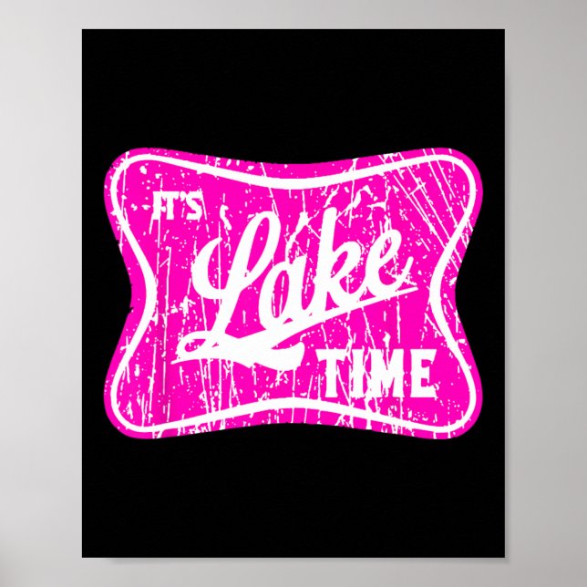 It's Lake Time  Poster (Front)
