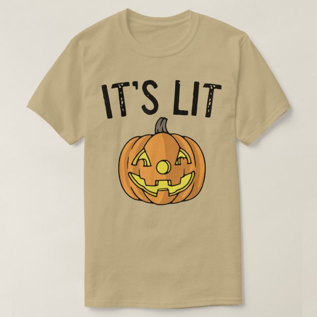 IT'S LIT JACKOLANTERN UGLY SWEATER  (Design Front)
