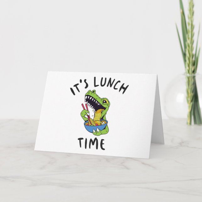 It's lunch time card (Front)
