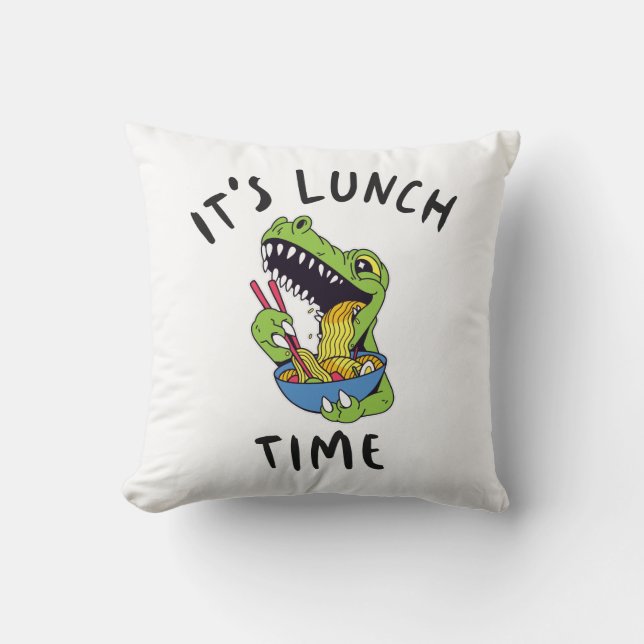 It's lunch time cushion (Front)