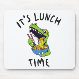 It's lunch time mouse mat