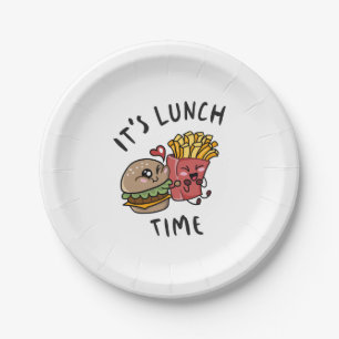 It's Lunch Time Paper Plate