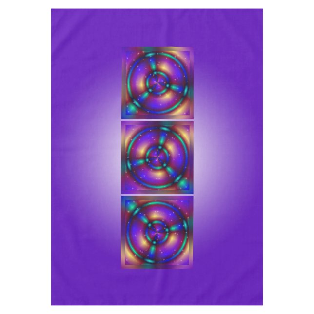 IT'S MAGIC Apopphysis Fractal I + your idea Tablecloth (Front)
