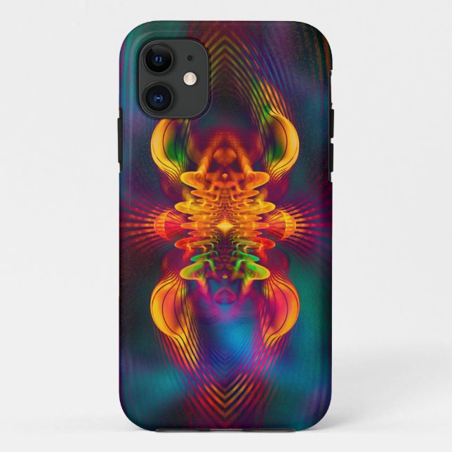 IT'S MAGIC Apopphysis Fractal II + your idea Case-Mate iPhone Case (Back)