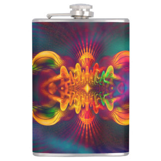 IT'S MAGIC Apopphysis Fractal II + your idea Hip Flask