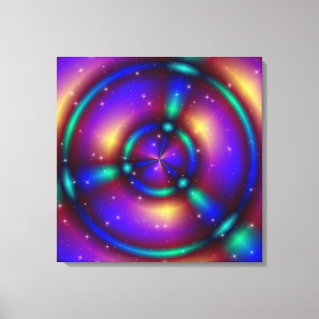 IT'S MAGIC Apopphysis Fractal + your idea Canvas Print (Front)