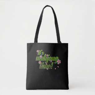 It's Mahjong Time Game Mahjong Player Games Tote Bag