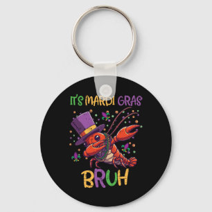 Its Mardi Gras Bruh Crayfish Dab Fat Tuesday Boys Key Ring