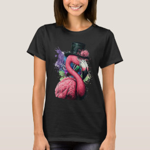 It's Mardi Gras Yall Carnival Party Cool Flamingo  T-Shirt