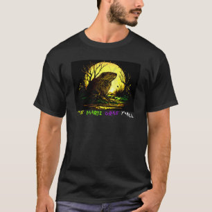 It's Mardi Gras Y'all New Orleans Nutria Rat  2 T-Shirt