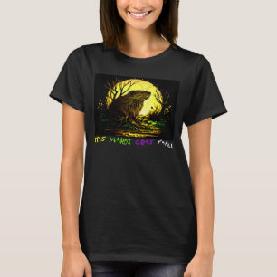 It's Mardi Gras Y'all New Orleans Nutria Rat   2 T-Shirt