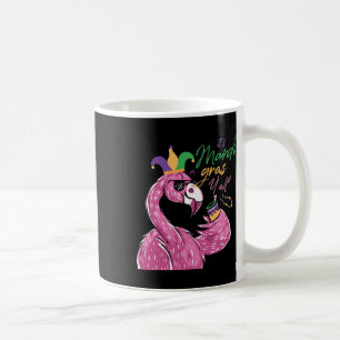 It's Mardi Gras Yall Shenanigan Beans Flamingo  Coffee Mug