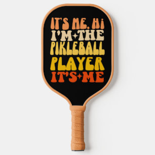 It's Me Hi I'm The Pickleball Player Custom Name Paddle