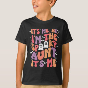 It's Me Hi I'm The Spooky Aunt It's Me Retro Hallo T-Shirt
