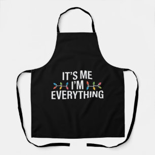 Its Me I'm Everything Family Christmas Matching Apron