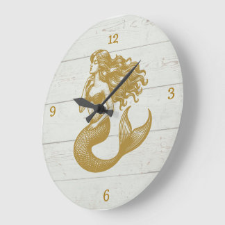 It's Mermaid Time Wall Clock 