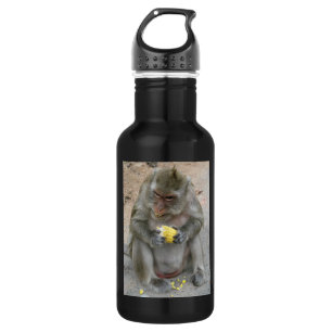 It's Mine!! ... Wild Thai Macaque Monkey 532 Ml Water Bottle