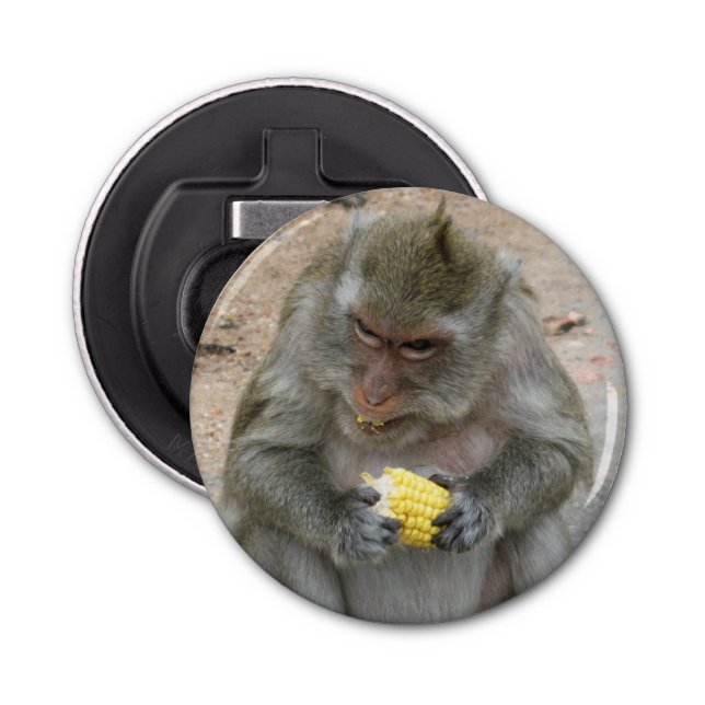 It's Mine!! ... Wild Thai Macaque Monkey Bottle Opener (Front)