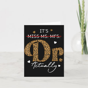It's miss ms mrs dr doctor graduation appreciation card