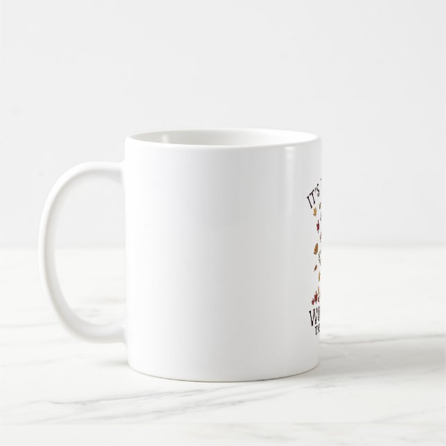 Its Most Wonderful Dancing Skeleton Halloween Witc Coffee Mug (Left)