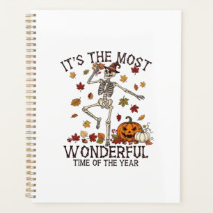 Its Most Wonderful Dancing Skeleton Halloween Witc Planner