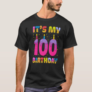 It's My 100th Birthday Girl Sweet Doughnut Happy 1 T-Shirt
